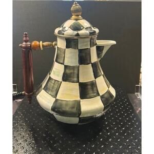 MacKenzie Childs Enamel Tea Pot